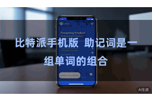 比特派手机版 助记词是一组单词的组合