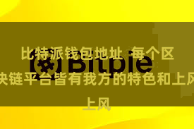 比特派钱包地址  每个区块链平台皆有我方的特色和上风